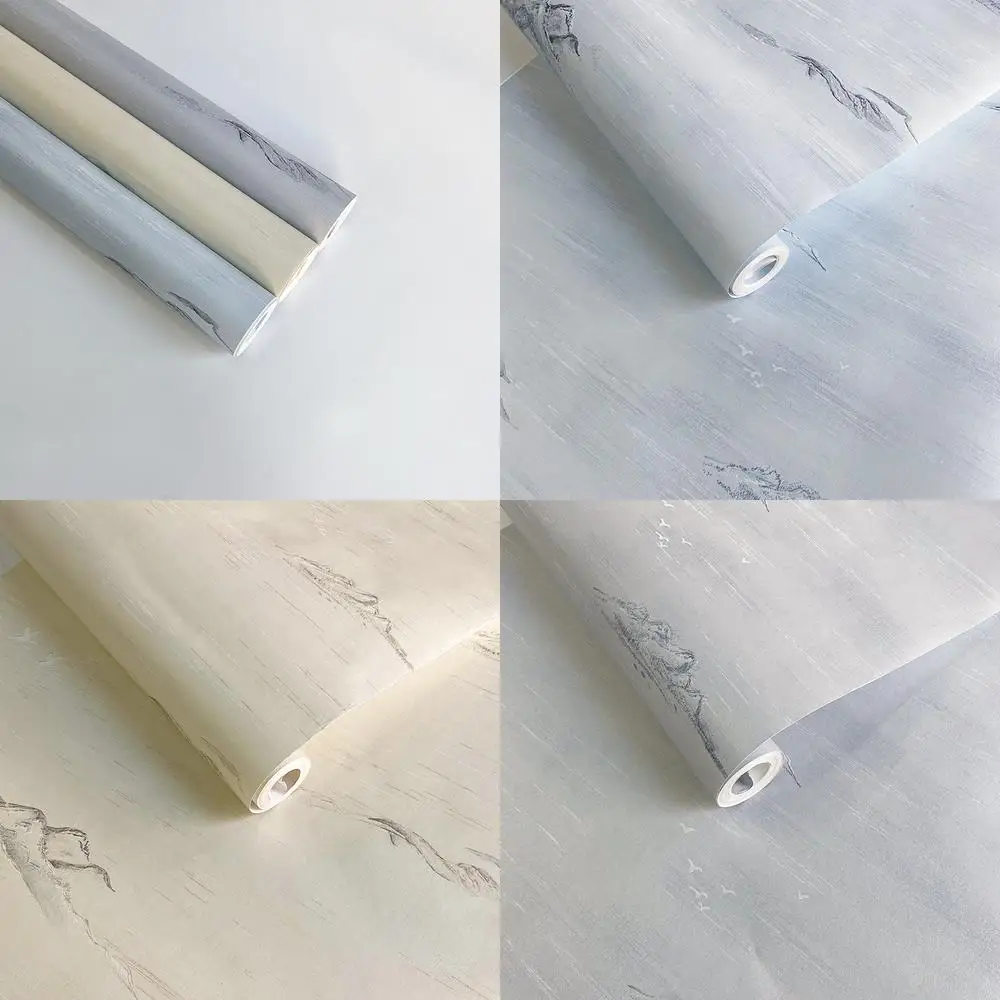 

New Chinese Style Landscape Pattern Wallpaper for Bedroom Living Room Study Tea Room Bookstore TV Background Wall Decorative