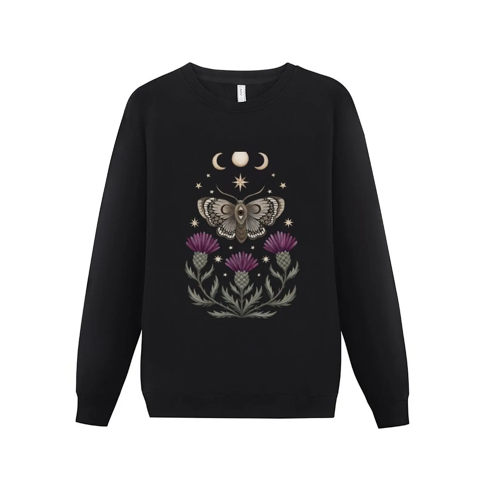 

New Thistle and moth Sweatshirt male clothes clothes for men graphic sweatshirts