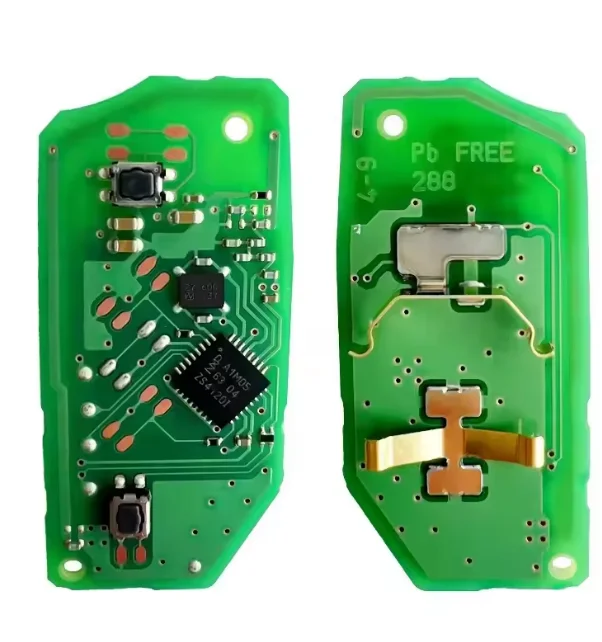 KEYECU FCC ID: B3W2F2R トヨタ アイゴ アベンシス ヤリス 2019+ 433.58MHz /434.42MHz 8Aチップ フリップリモートキー フォブ 2ボタン