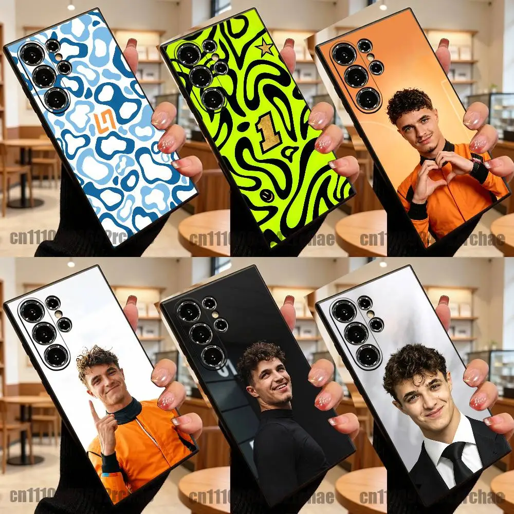 For L-Lando Cool N-Norris Phone Case For Samsung Galaxy S26 S24 S22 S25 S23 S21 S10 Ultra Plus Fe 5G Custom Cover