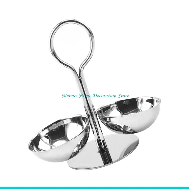 

H7BF Multi Partition Buftets Bowl с закусочными кусочками для пикников стоят для безопасной обработки во время обедов и на