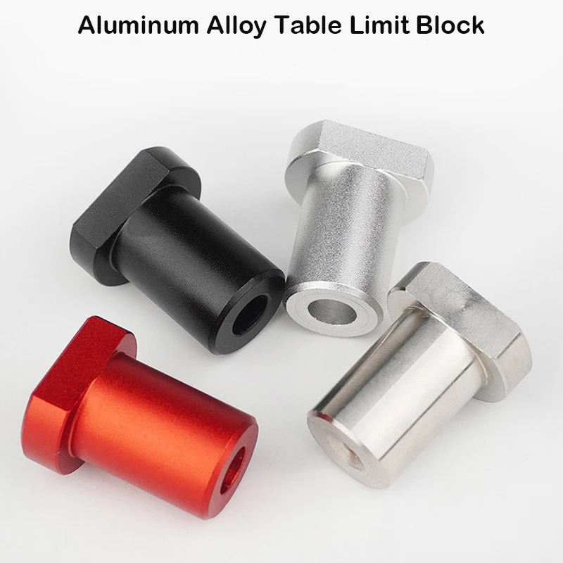 5pcs Universal Workbench Peg Brake Stops Bench Clamp Aluminum Alloy 19/20mm Dog Woodworking Table Limit Block Workbench