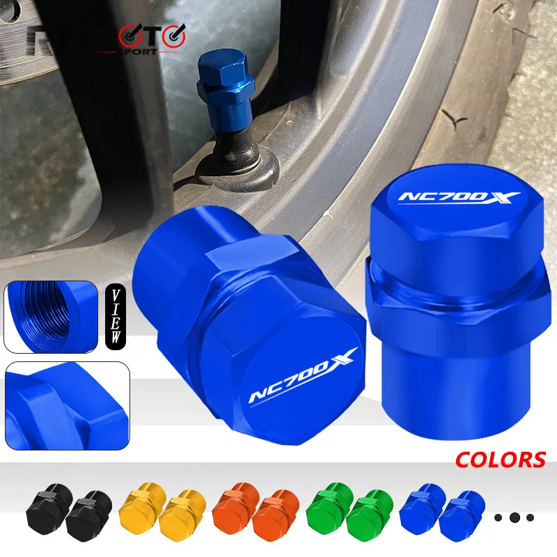 Motorcycle Accessories CNC Aluminum Wheel Tire Valve Caps Airtight Covers For NC750X NC700X nc750 nc700