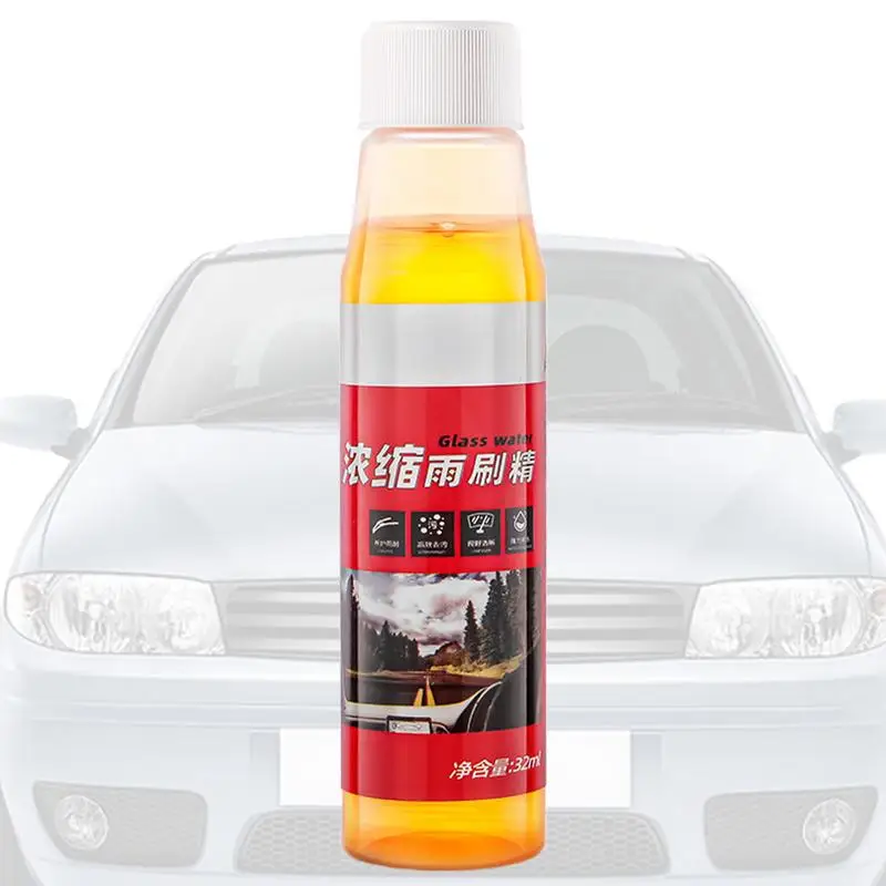 

Windshield Washer Fluid Concentrate 32ml Windshield Oil Film Remover Concentrated Fluid Vehicle Maintenance Long-Lasting Glass