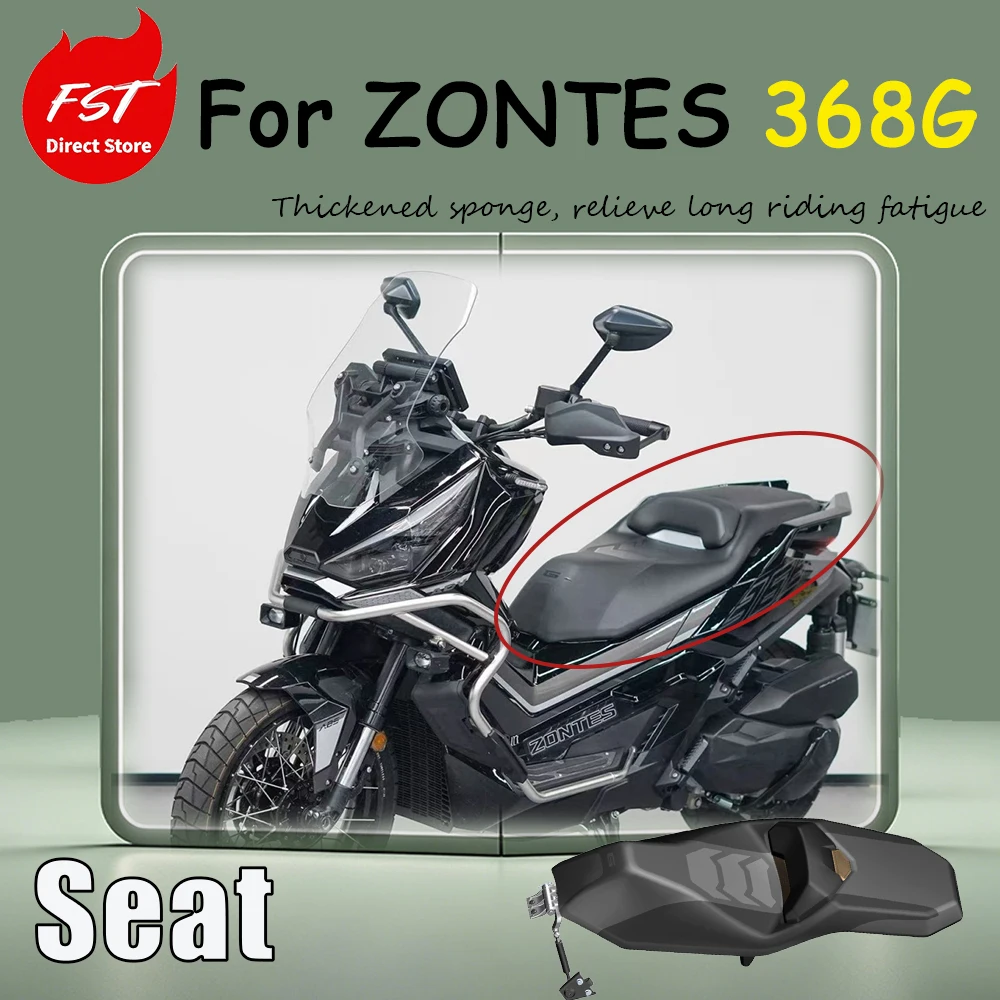 For ZONTES 368G special modification accessory pedal motorcycle saddle cushion Thickened sponge, relieve long riding fatigue