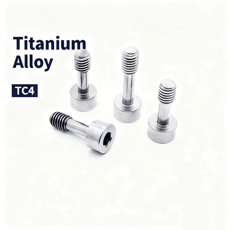 Non Dislodging anti loosening screw Titanium alloy TC4 Hexagonal socket loose without support DIN7964 Bolt M2 M2.5 M3 M4 M5 M6