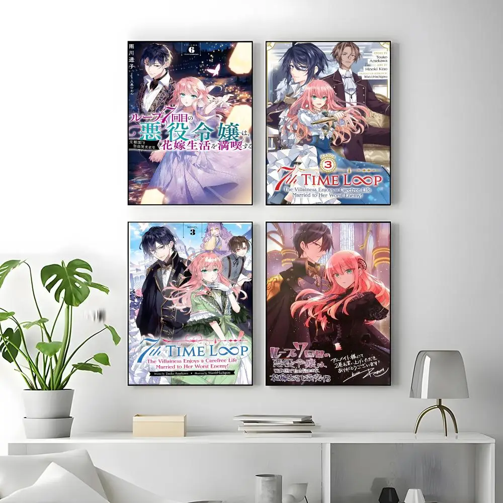 Anime 7th Time Loop Poster Poster High Quality Wall Art for Home Office Bedroom Living Room Perfect