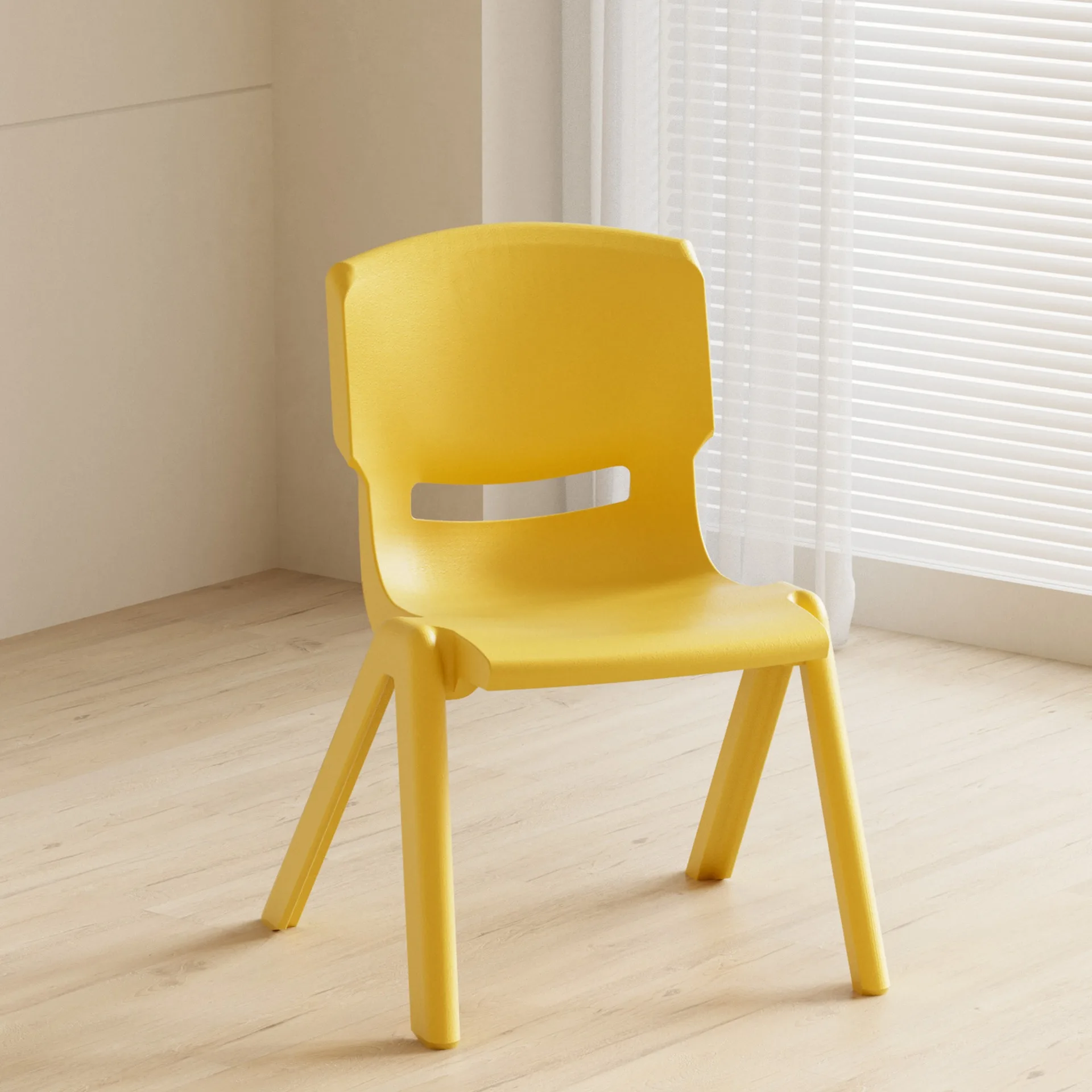 

Пластиковый стул для взрослых, утолщенный бытовой обеденный стул со спинкой, стул для обучения студентов, безопасное сиденье для детского сада