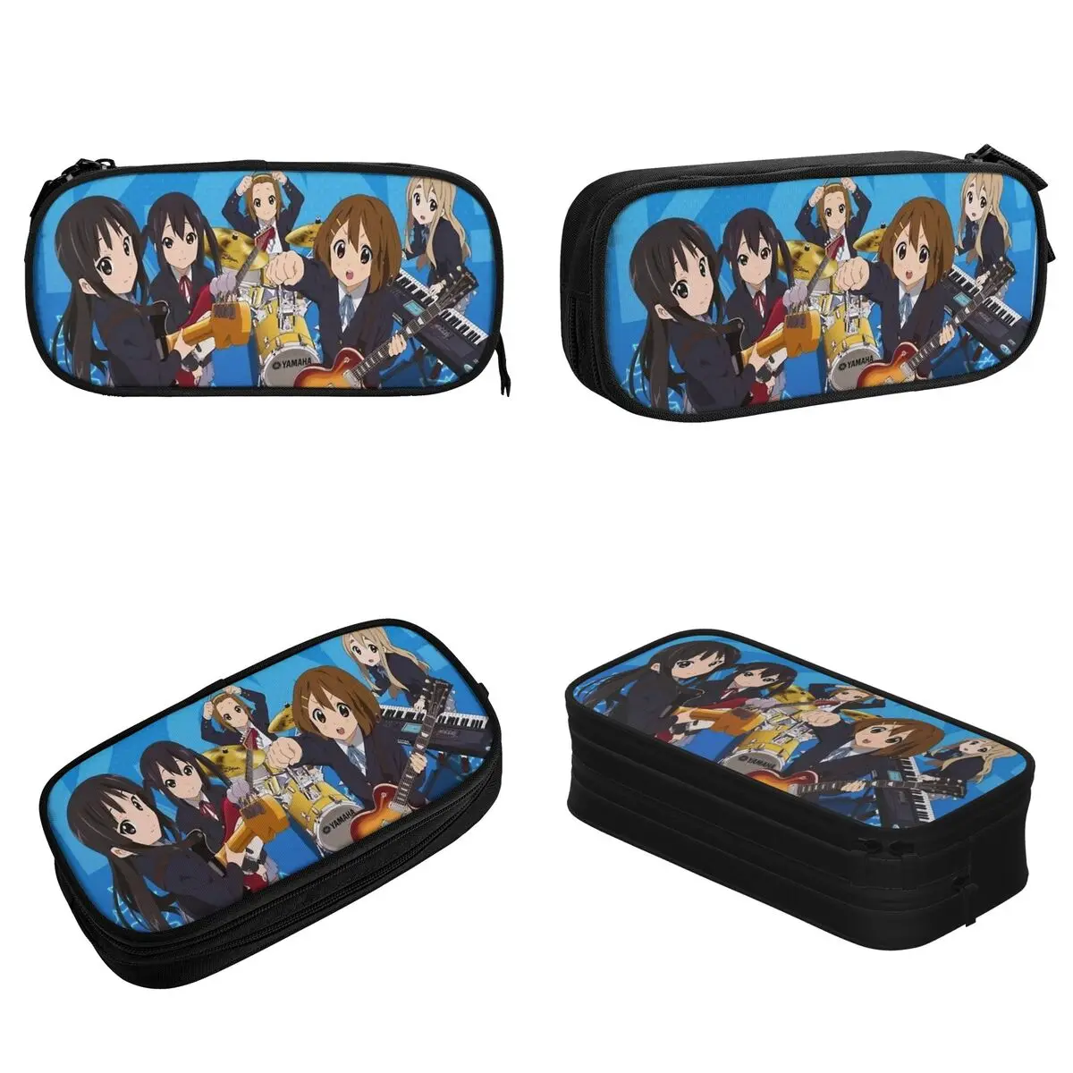 ك أون! حافظات أقلام الرصاص اليابانية أنيقة حقيبة أقلام للطلاب تخزين كبير اللوازم المدرسية هدية صندوق رصاص