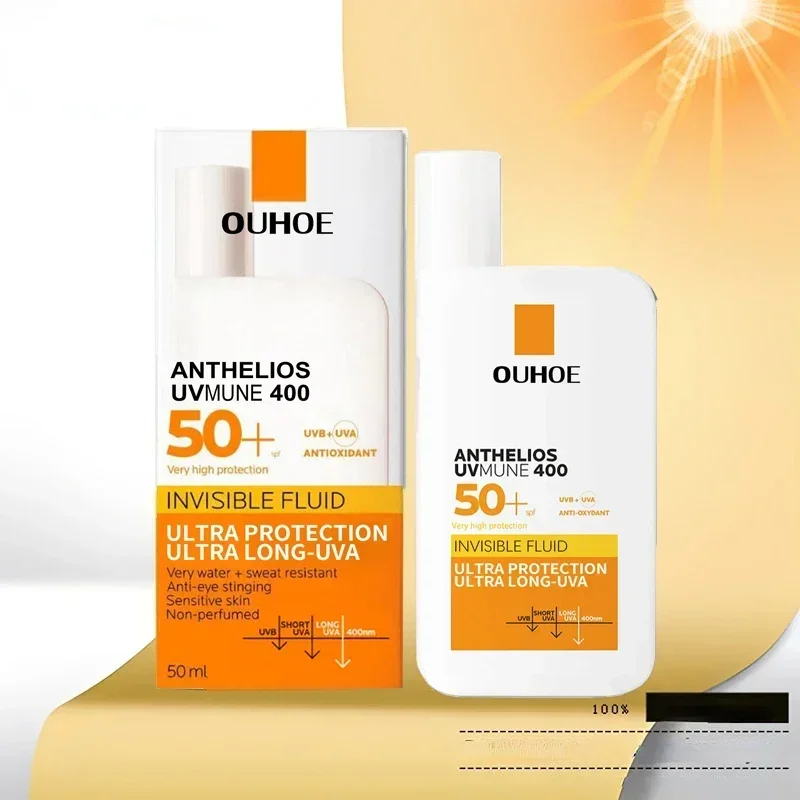 Protector solar Anthelios XL Original, líquido Invisible antibrillo, antiimperfecciones, Ultra SPF50, protector solar para el cuerpo, blanqueamiento