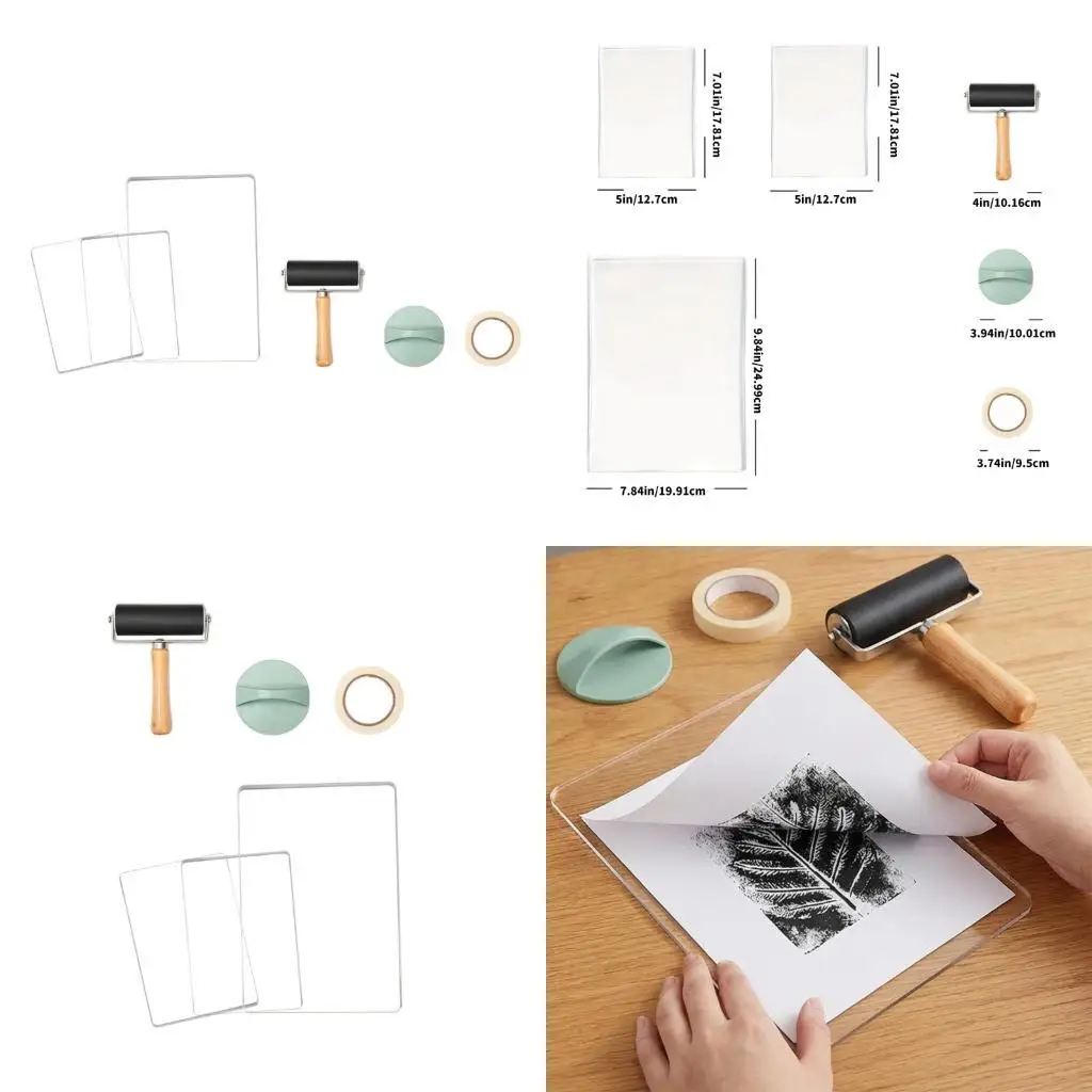 

Sturdy Printing Plate Set With Accessories For Crafting KXRE