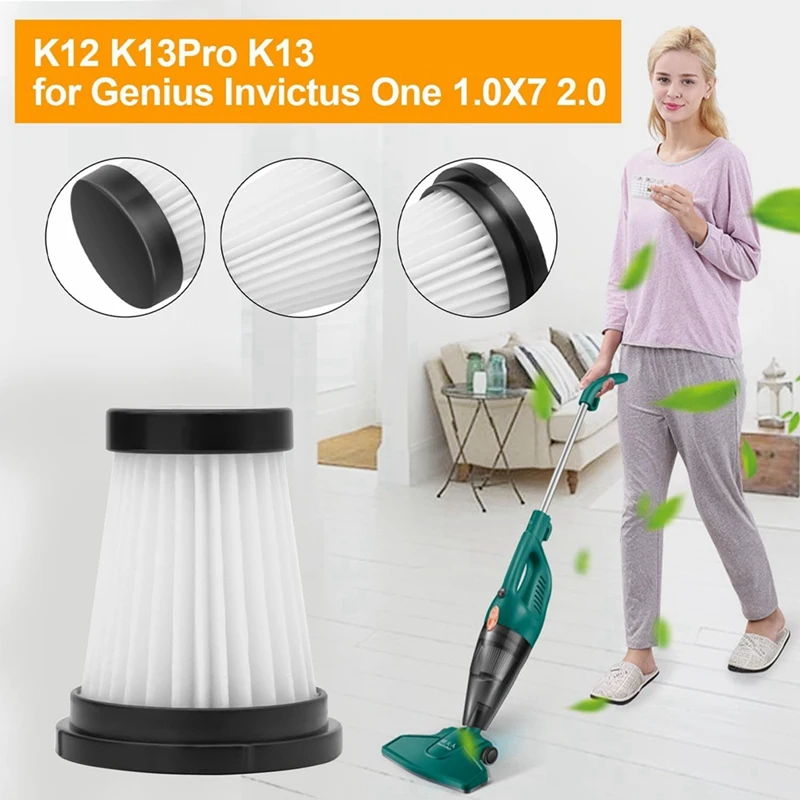 Handheld Vacuum Cleaner Cordless Replacement HEPA Filter For MOOSOO K12 Pro K13 For Genius Invictus One 1.0 X7 2.0