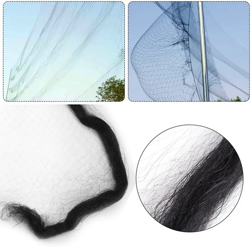 

4/6/8/15/20m Orchard Prevention Net Anti Bird Netting Nylon Crop Fruit Tree Flower Garden Against Birds Protection