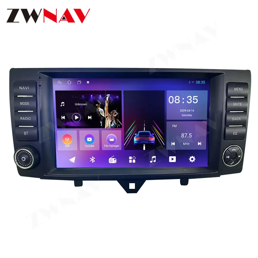 Carplay For Mercedes Benz Smart Fortwo 2011-2014 Android13 Car Radio Autoradio Stereo Multimedia Video Player Auto Navigation