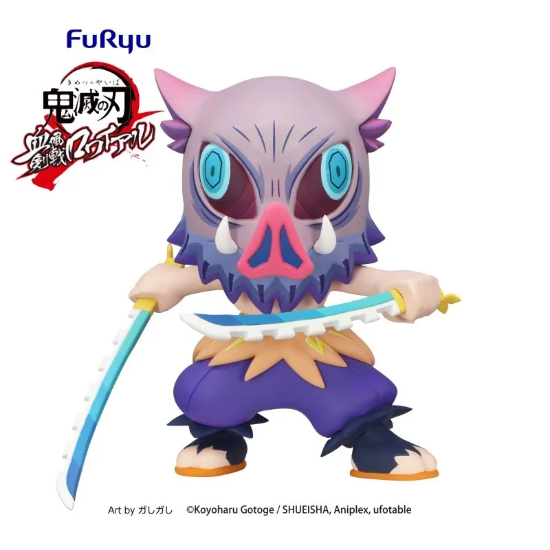 

New Original Furyu Toonize Demon Slayer Hashibira Inosuke Figure Pvc Action Figures Collection Decoration Model Toy For Boys