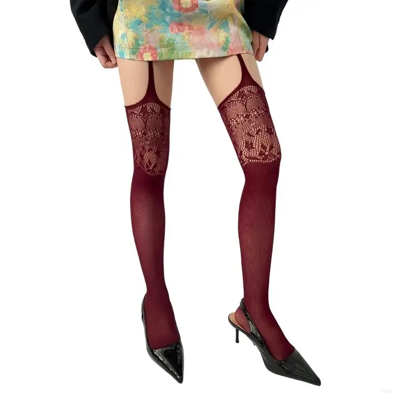 L5YC Women Women’s Semarender Pantyhose Fish -Fishing High Gockits Hight Weist Pantyhose Balk Belt Wabts Hosiery Gifts