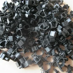 11.0mm Fastener 40pcs Auto Oil Pipe Cable Car Clamps Fixed Clips Plastic Route Tie Universal Practical Quality