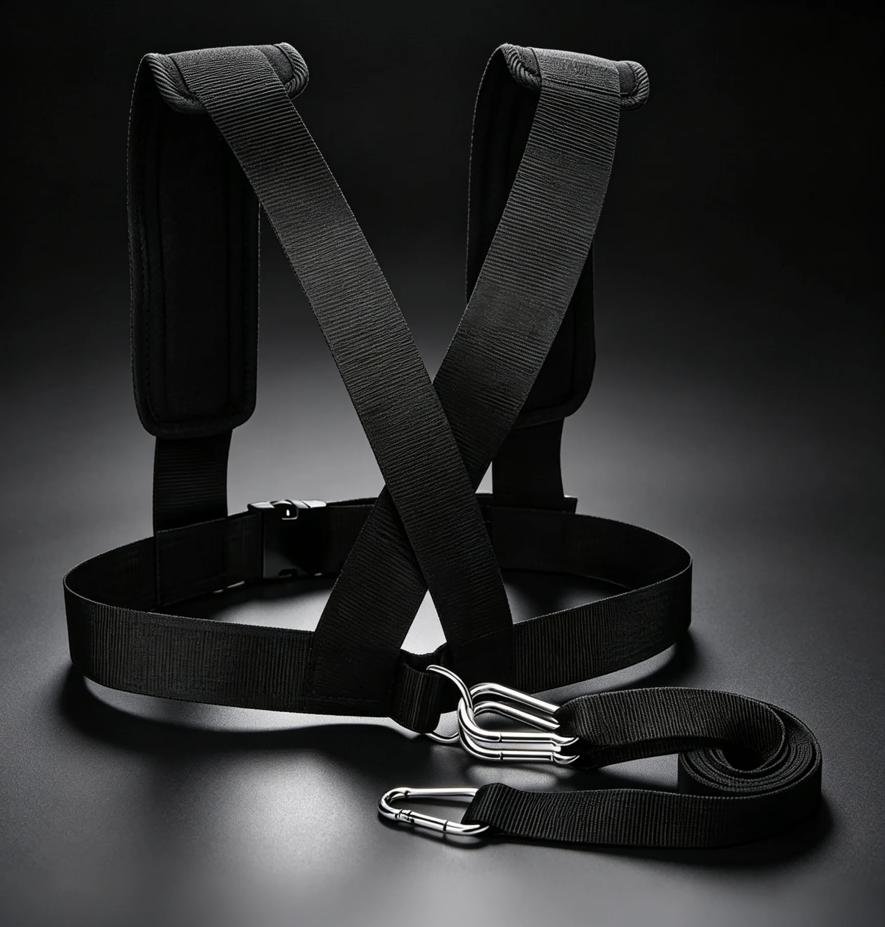 Resistance Training Bands, Speed Running Pull Straps, Weighted Workout Vest Sled Harness for Endurance Strength Training Gym Fit