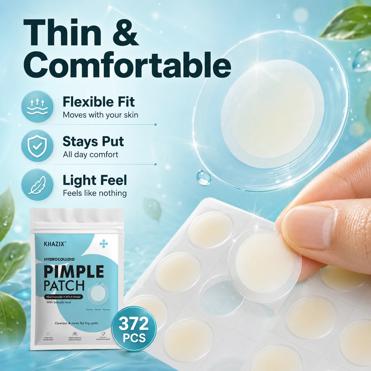 372 Cerotti Idrocolloidali per - Hydrocolloid Acne Patch recensione e prezzo