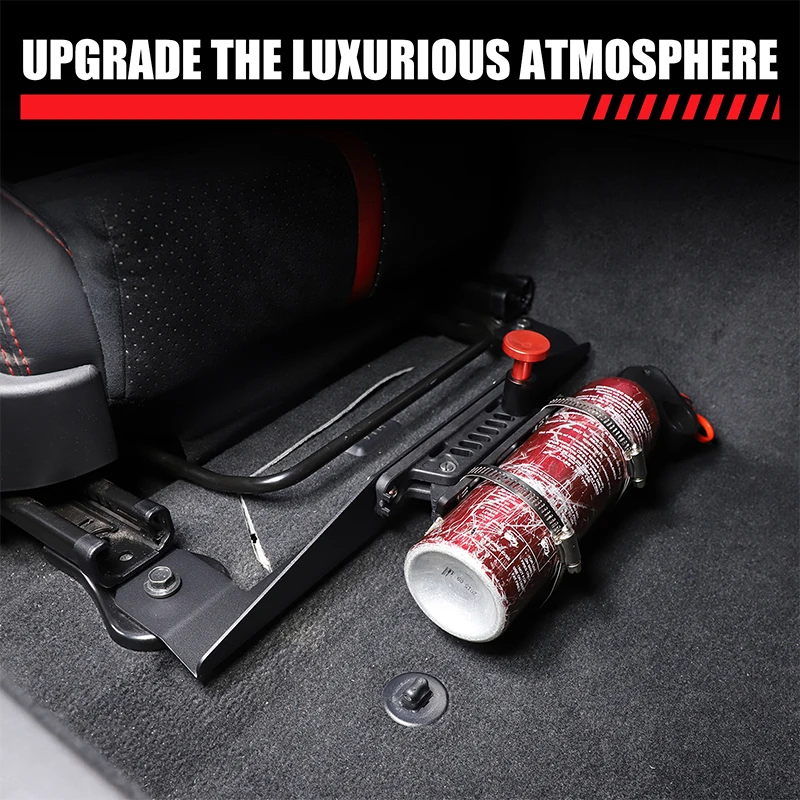 For Toyota 86/Subaru BRZ 2012-2020 2022 2023 2024 Co-driver Seat Extinguisher Bracket Auto Parts Aluminum Alloy Black