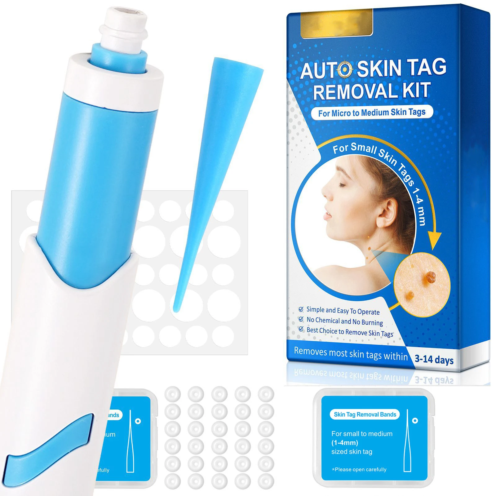 Thuisgebruik Pijnloos Veilig Huid Tag Mol Wratten Vlek Verwijdering Apparatuur voor Gladde Huid Wratten Remover Ooglid Lifting Acne Behandeling Pen