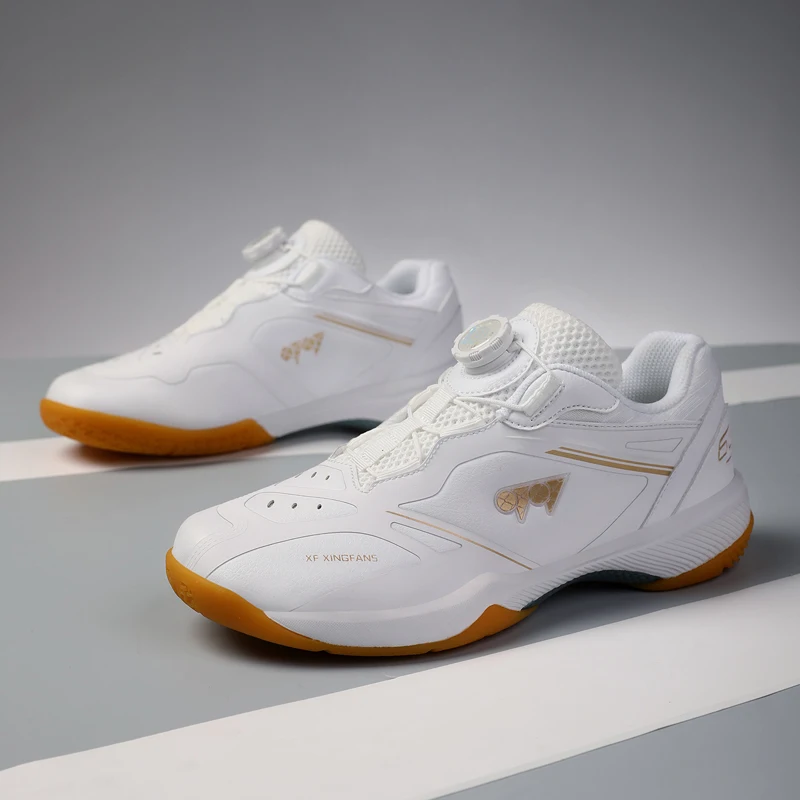 

Men's Shoes, Lightweight White Lightweight Breathable Sneakers, Versatile Badminton Shoes