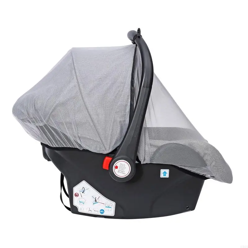 H055 Infants Baby Stroller Mosquito Net Mesh Crib Netting Cart Cover for Toddler Outdoor Traveling Walking Shopping