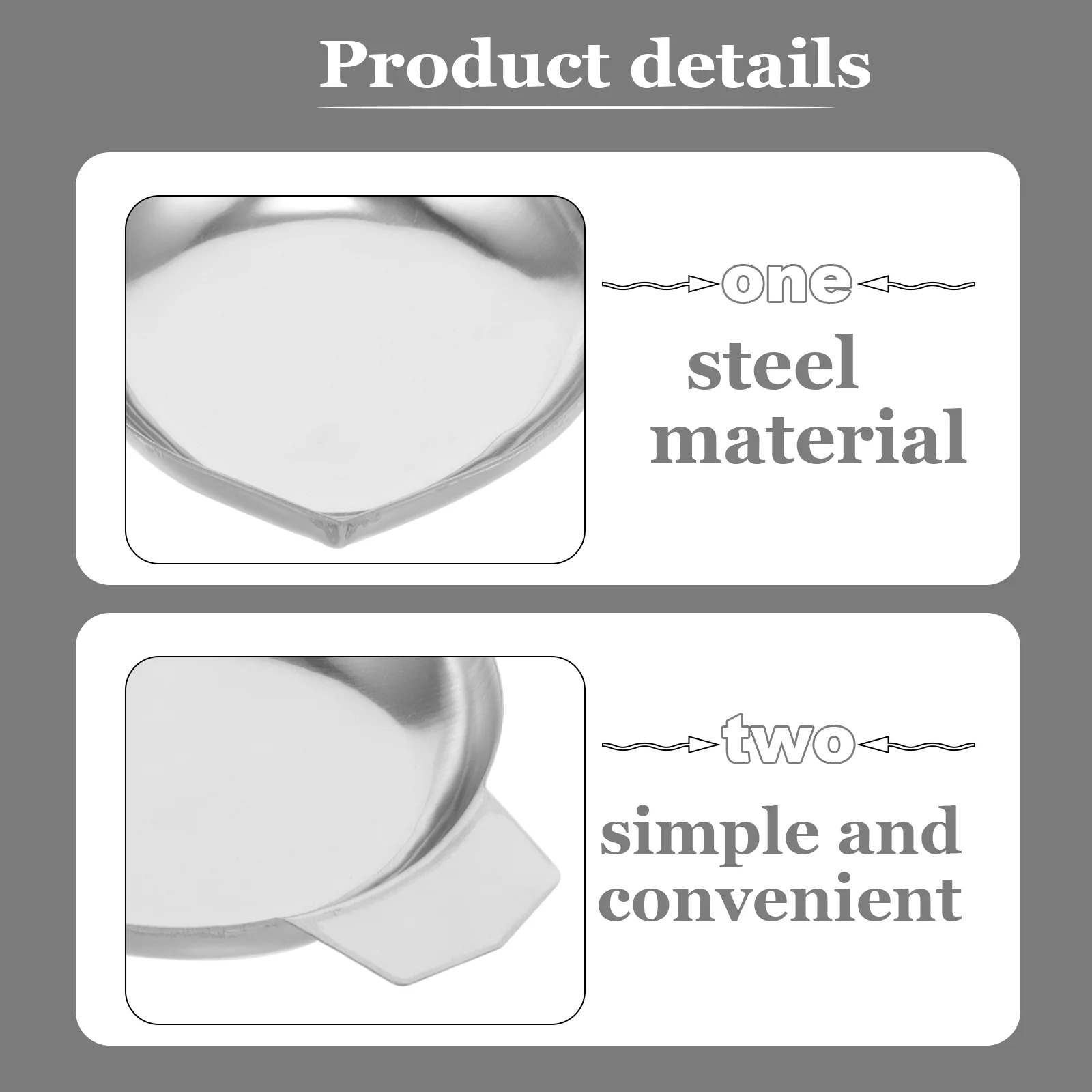 Diamond Weighing Pan Metal Scale Tray Jewelry Electronic Trays Powder Pans for Measuring Digital