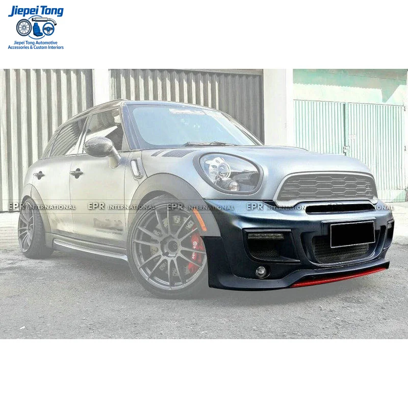 

Resin Fiber Full Body Kit FOR Mini Countryman R60 AG Style Front Bumper Tuning Parts