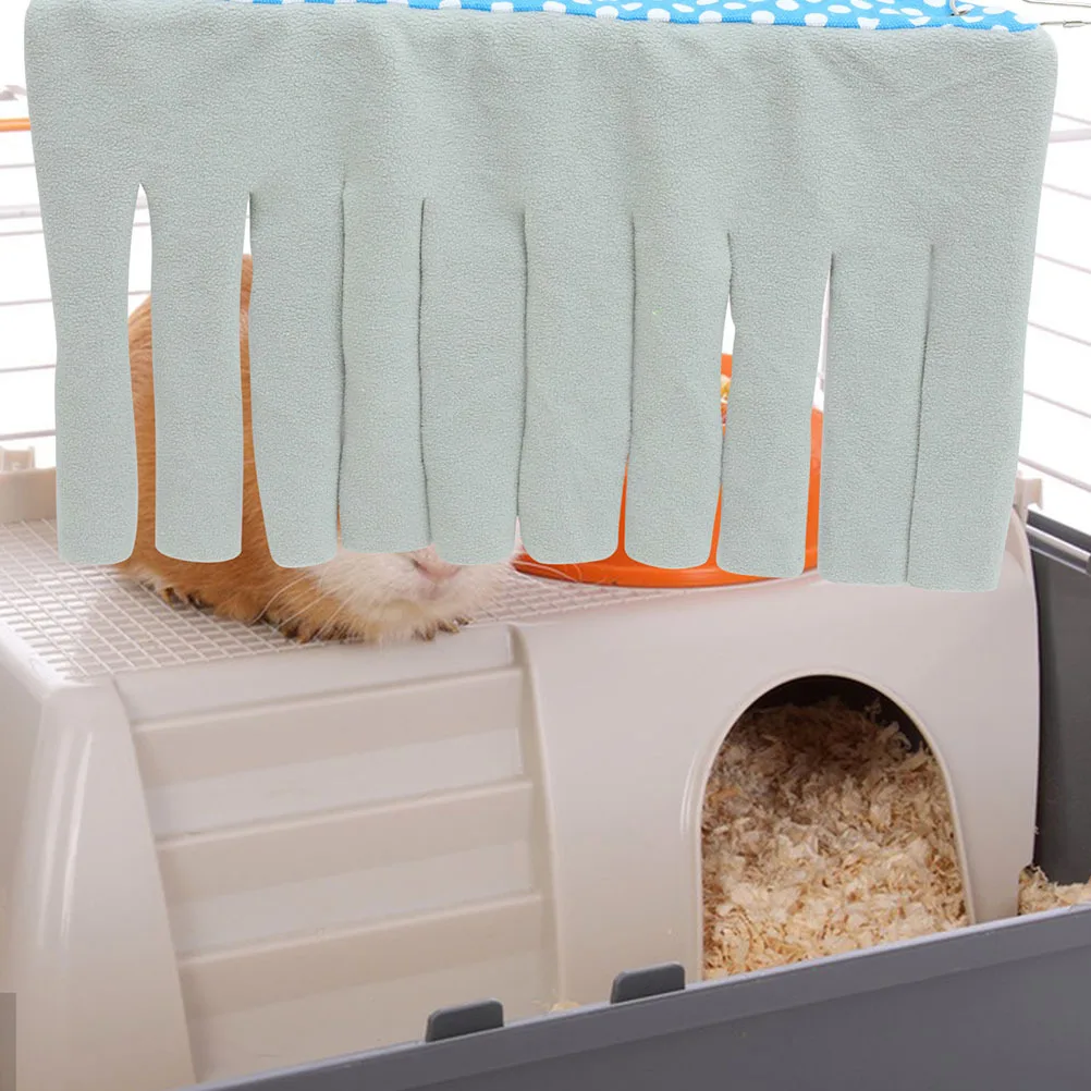 

2Pcs Pet Cage Corner Hideout Tassel Design Small Animal Hammock Guinea Pig Hamster Rat Chinchilla Play Rest Hideaway