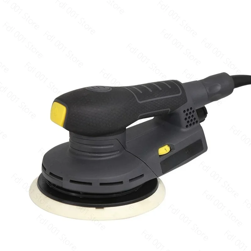 Electric Circular Sander Machine Variable Speed Sanding Tools with Hybrid Dust Canister Woodworking Polisher 6 Inch