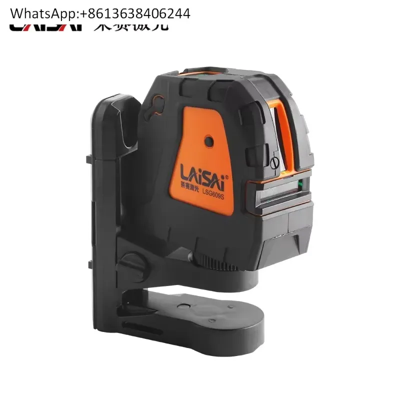 1PC for Laisai Mini LSG609S Green Light 2-Line Level Marking High Brightness Dry Lithium Dual-purpose Strong Magnetic