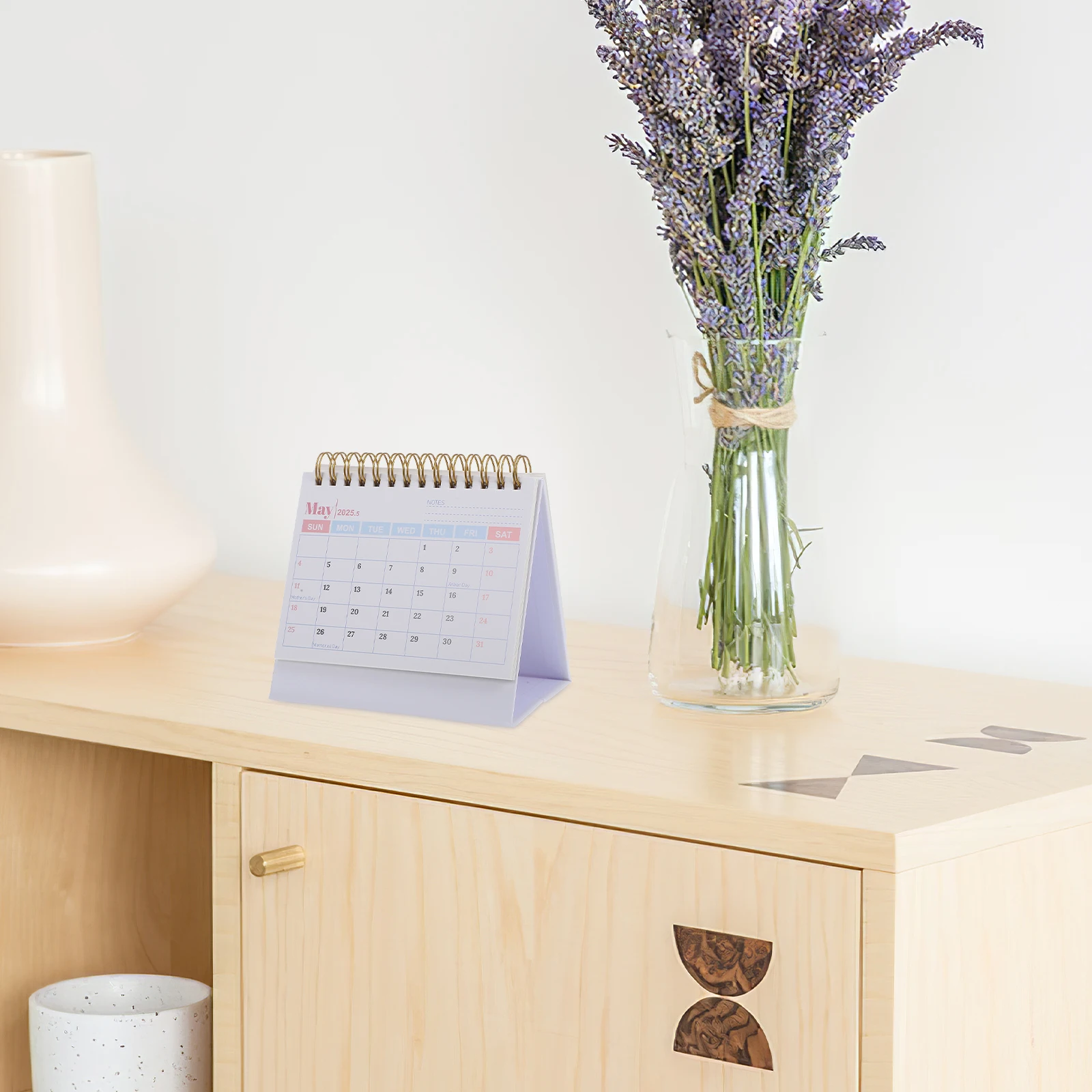 

Desk Calendar Ornaments 2025 Stand up Small Mini Table Daily Calendars Paper Schedule Academic Office