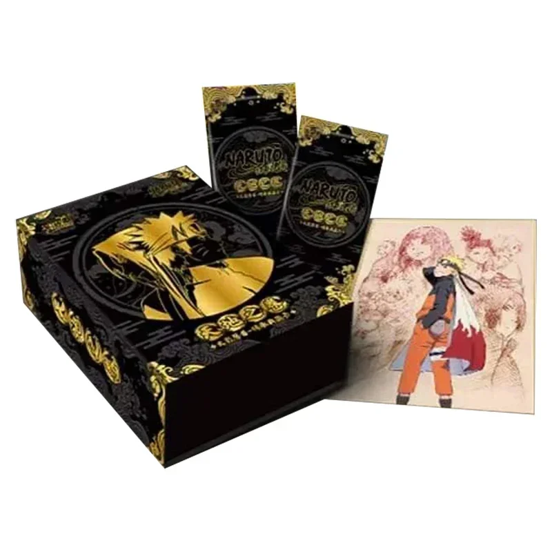 KAYOU Naruto Card Heaven and Earth Scroll Box Youth Gift Box Successor Badge Uzumaki Naruto Shippuden Collection Card