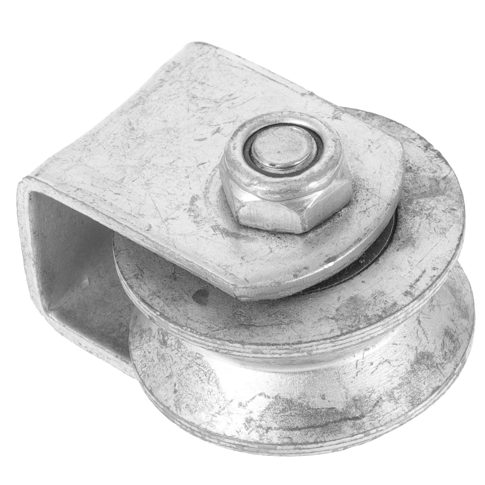 Gusseisenrollen, Schiebetür-Hardware, Räder, Schiene, Rillenläufer aus Edelstahl