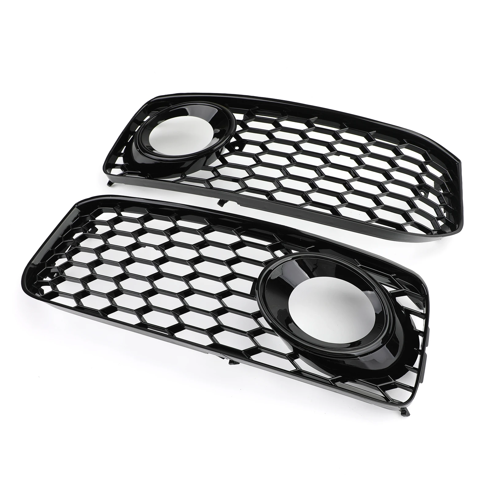 Fog Light Grill Grille Black Trim For Audi A5 S-Line S5 B8 RS5 2008-2012