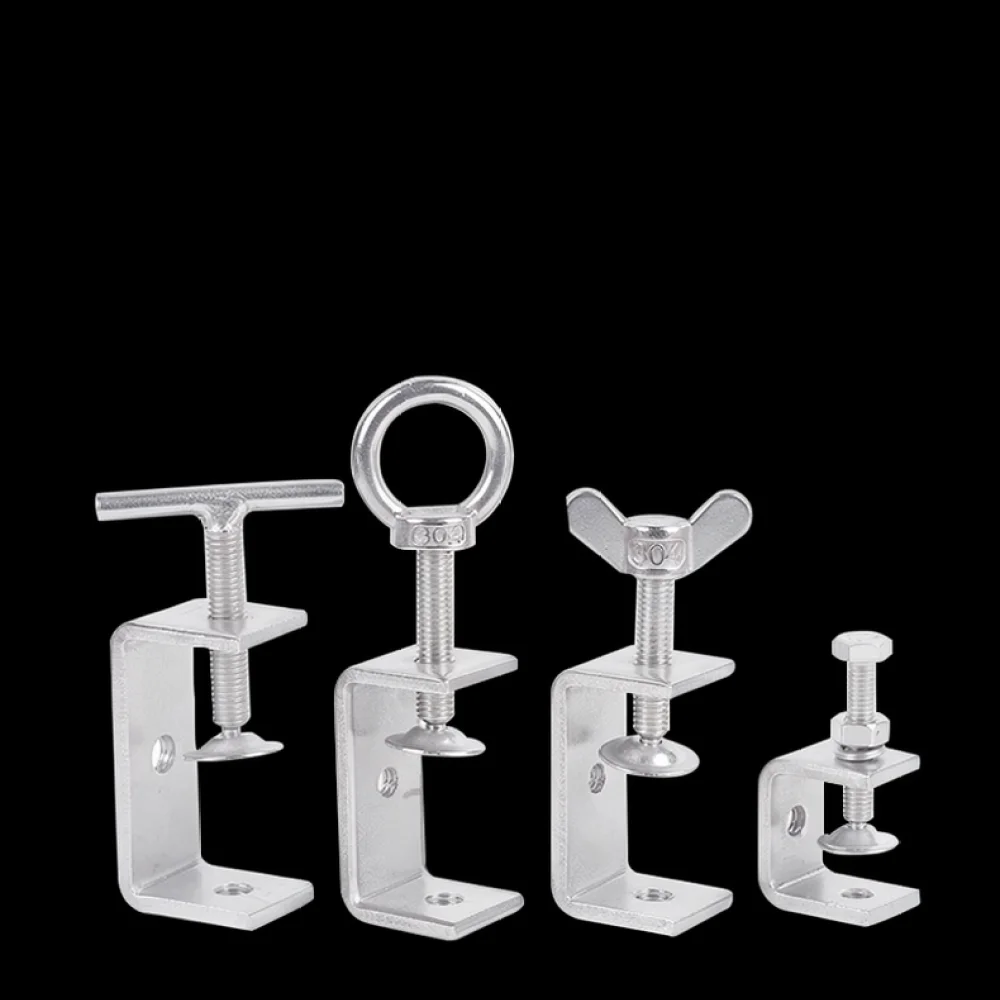 C Clamp Stainless Steel Fixture Woodworking Metal Repair Manual Tool For Sibometal Secure Grip Efficient Working