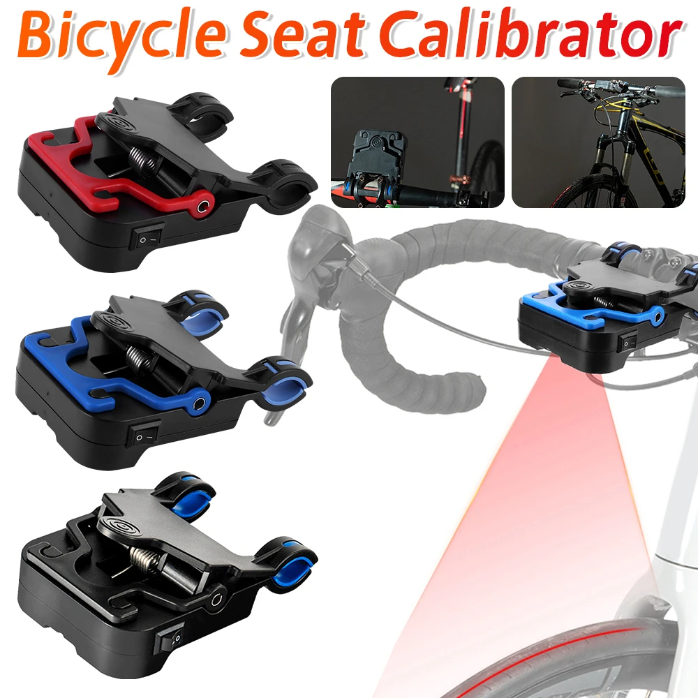 

Bike Seat Calibrator Seat Center Calibrator Tool & Handlebar Laser Aligner Precision Alignment Indicator Bicycle Repaire Tools