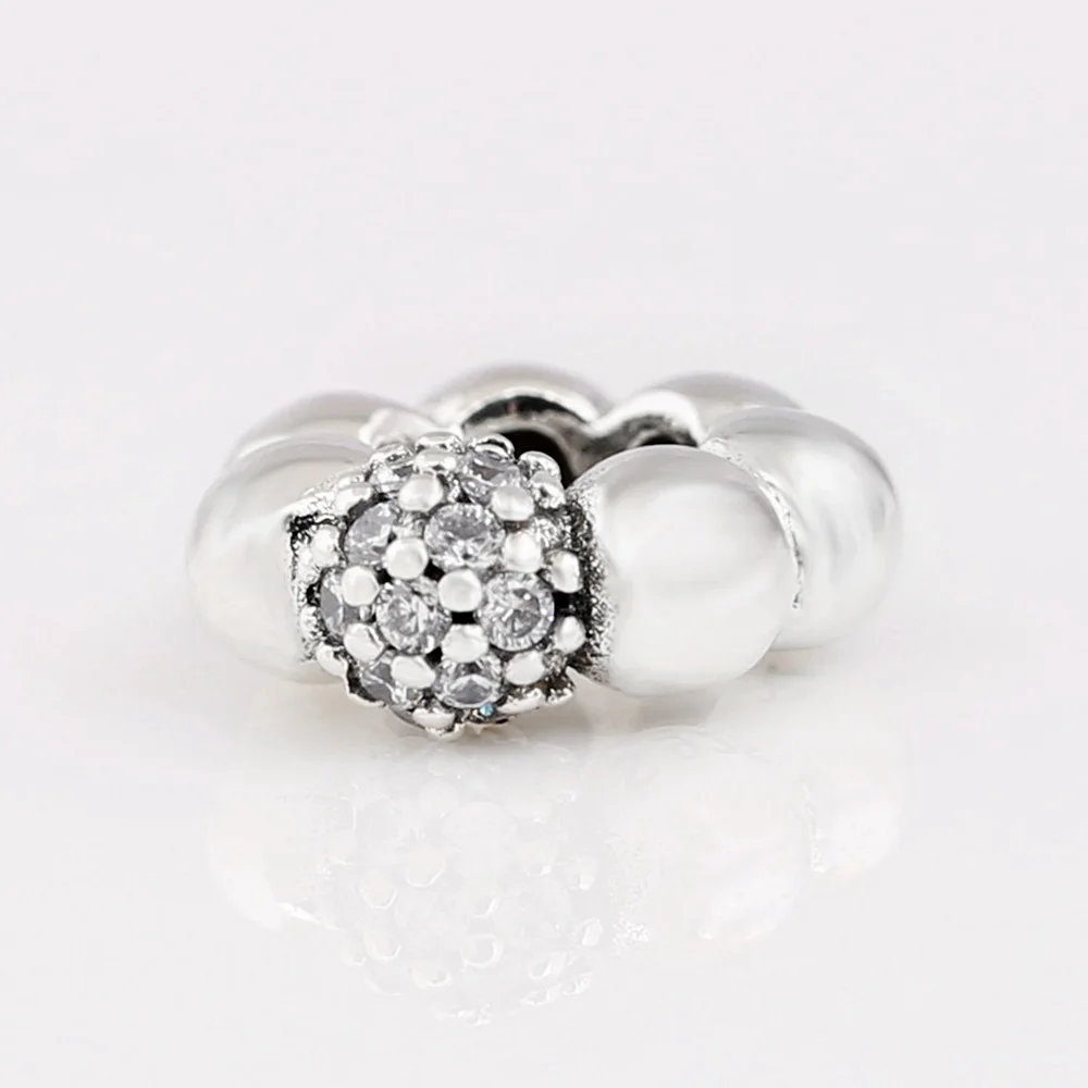 925 Silver Bead Dazzling Daisies Daisy Flower Forget Me Not Logo Spacer Charm Fit Fashion Women Bracelet Bangle Gift DIY Jewelry
