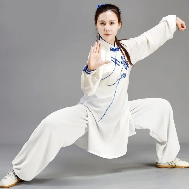 Tai Chi Uniform Traditional Chinese Clothes Taichi Wushu Clothing Martial Arts Suit Kung Fu Morning Exercise Sportswear 1104 MN1