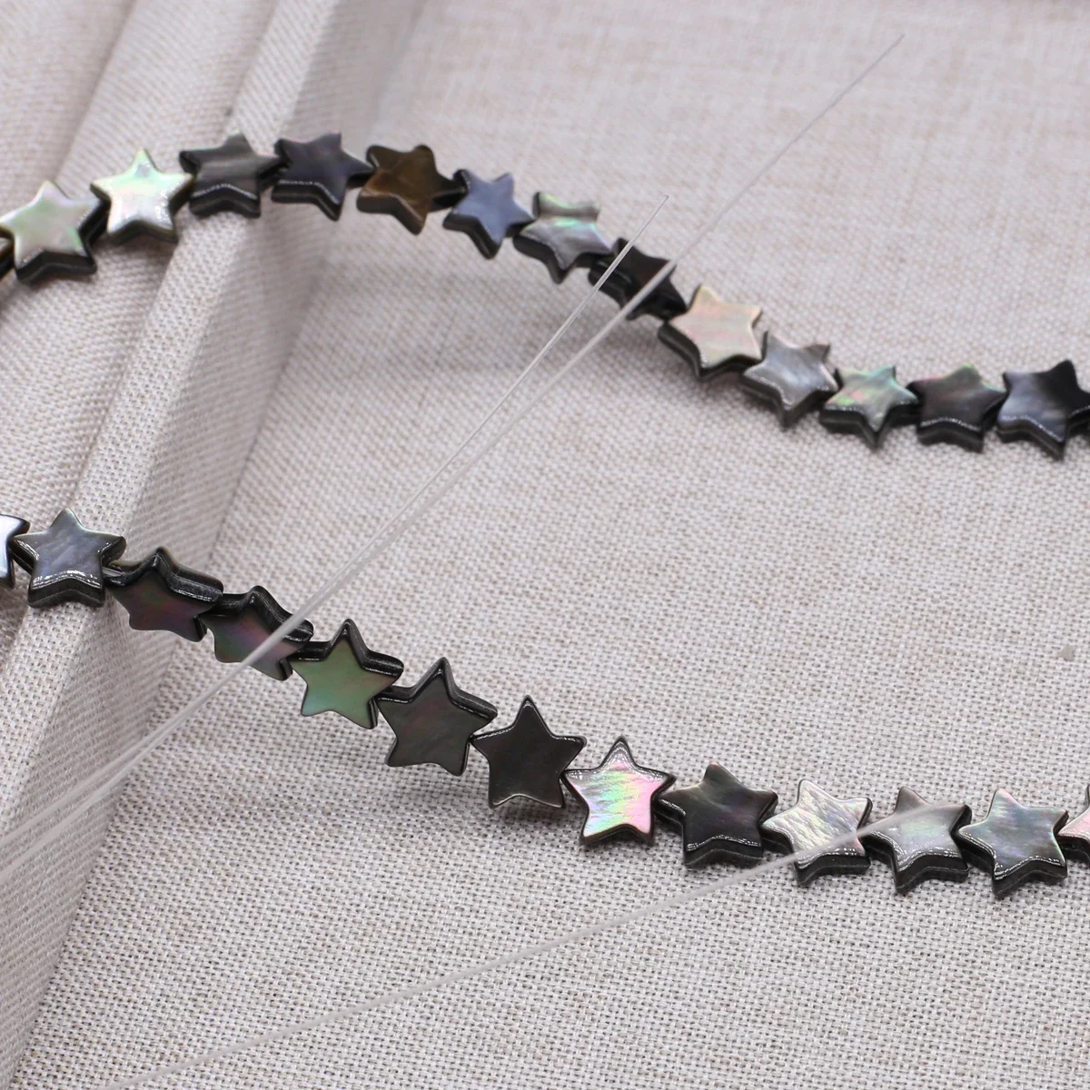 

10x10mm Black Five-Pointed Star Shell Natural Freshwater Bead Exquisite Jewelry Making DIY Necklace Bracelet Earrings Accessory