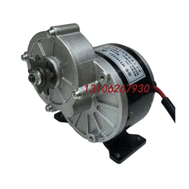 250W Motor DC Brush Gear Motor Electric Car Toy Car Planter 24/36V 350W Modification