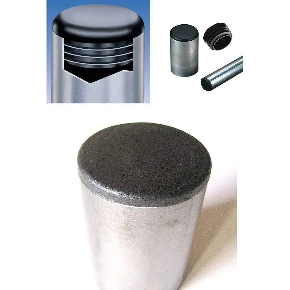 

10 шт., стальные трубы, заглушки для ножек мебели, защитные накладки на пол, нескользящая круглая трубка, пылезащитный чехол 16, 19, 22, 25 мм, заглушки для вставок для труб