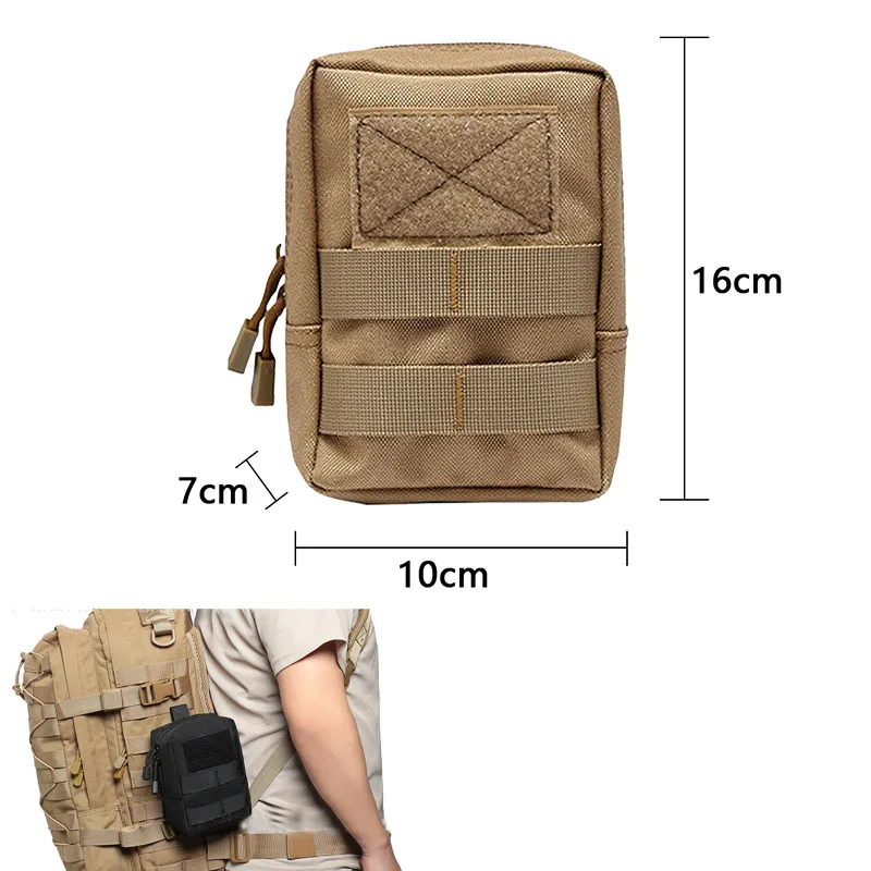 

Тактическая медицинская сумка Molle, сумка для инструментов EDC, поясная сумка, уличный чехол для телефона, держатель для страйкбола, охотничьи аксессуары, держатель для магнитов