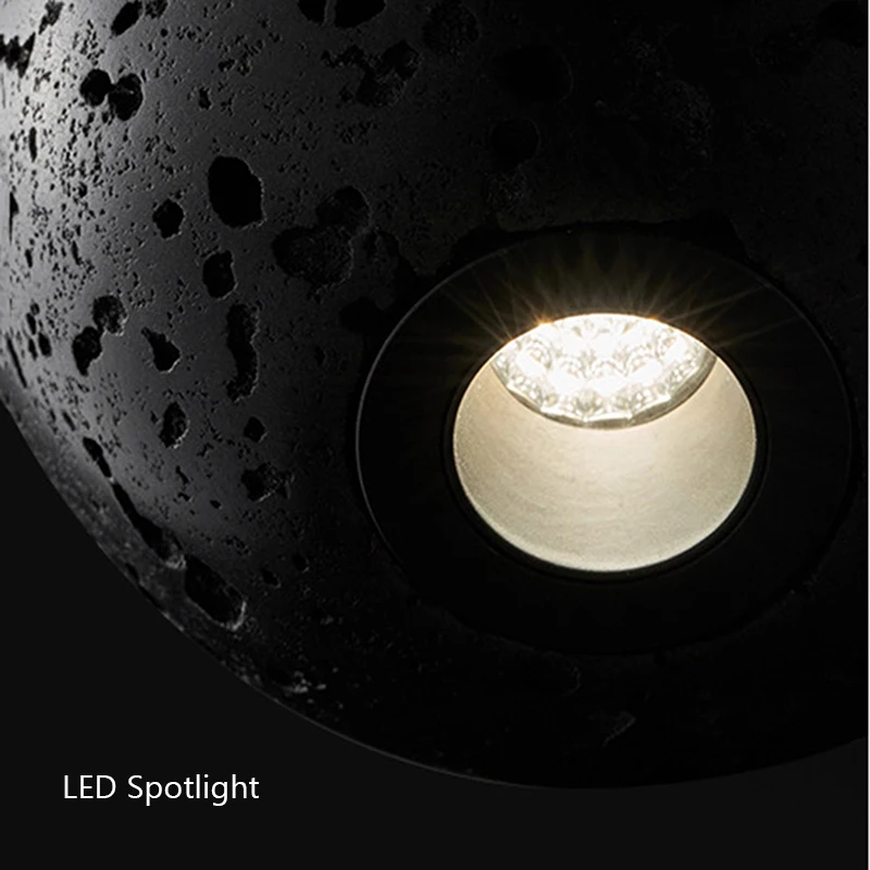 新しい侘び寂び黒円形ハイエンドペンダントランプ北欧ミニマリスト寝室のベッドサイド雰囲気ライトレストラン Led ドロップライト