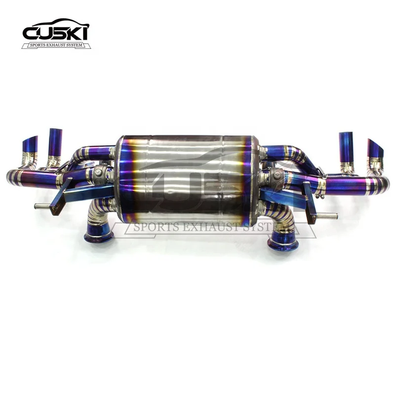 Catback Exhaust Downpipe For  Lamborghini Huracan STO EVO LP610/LP550/LP560 Titanium alloy Exhaust valve control Exhaust System