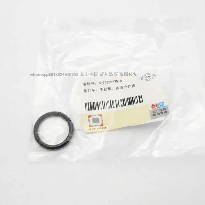 Genuine parts Grader excavator 6HK1 NPR FTR LV832 8-94399279-0 8943992790  O-ring Oil cooler cover gasket