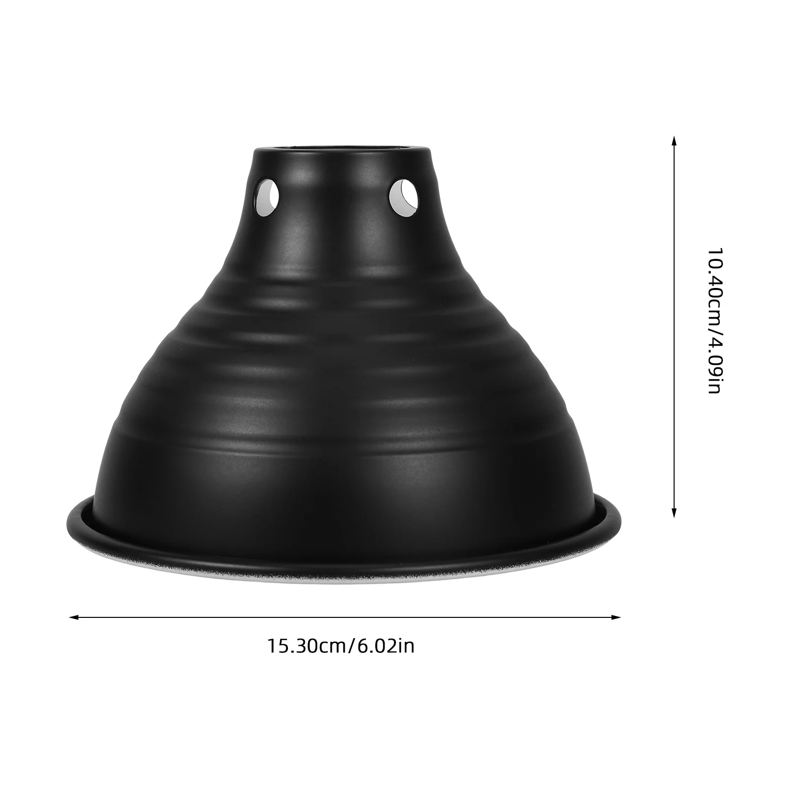 1 قطعة مصباح تدفئة الزواحف عاكس الضوء الحديد عاكس قبة العزل توفير الطاقة للسحالي الثعابين السلاحف الزواحف الموئل #4