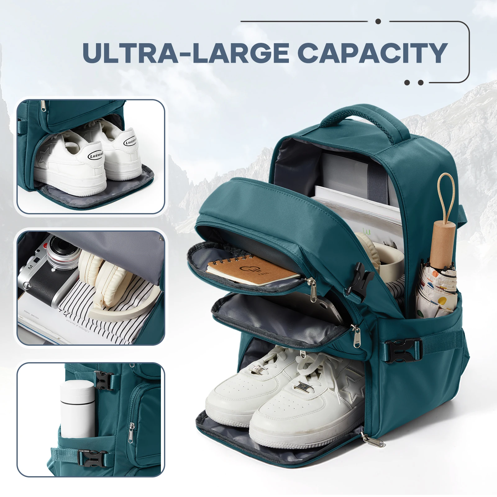 Waterproof Travel Backpack, Cabin Backpack Laptop Men Work Backpack Anti Theft Backpack mochila viaje cabina avion 40x20x25