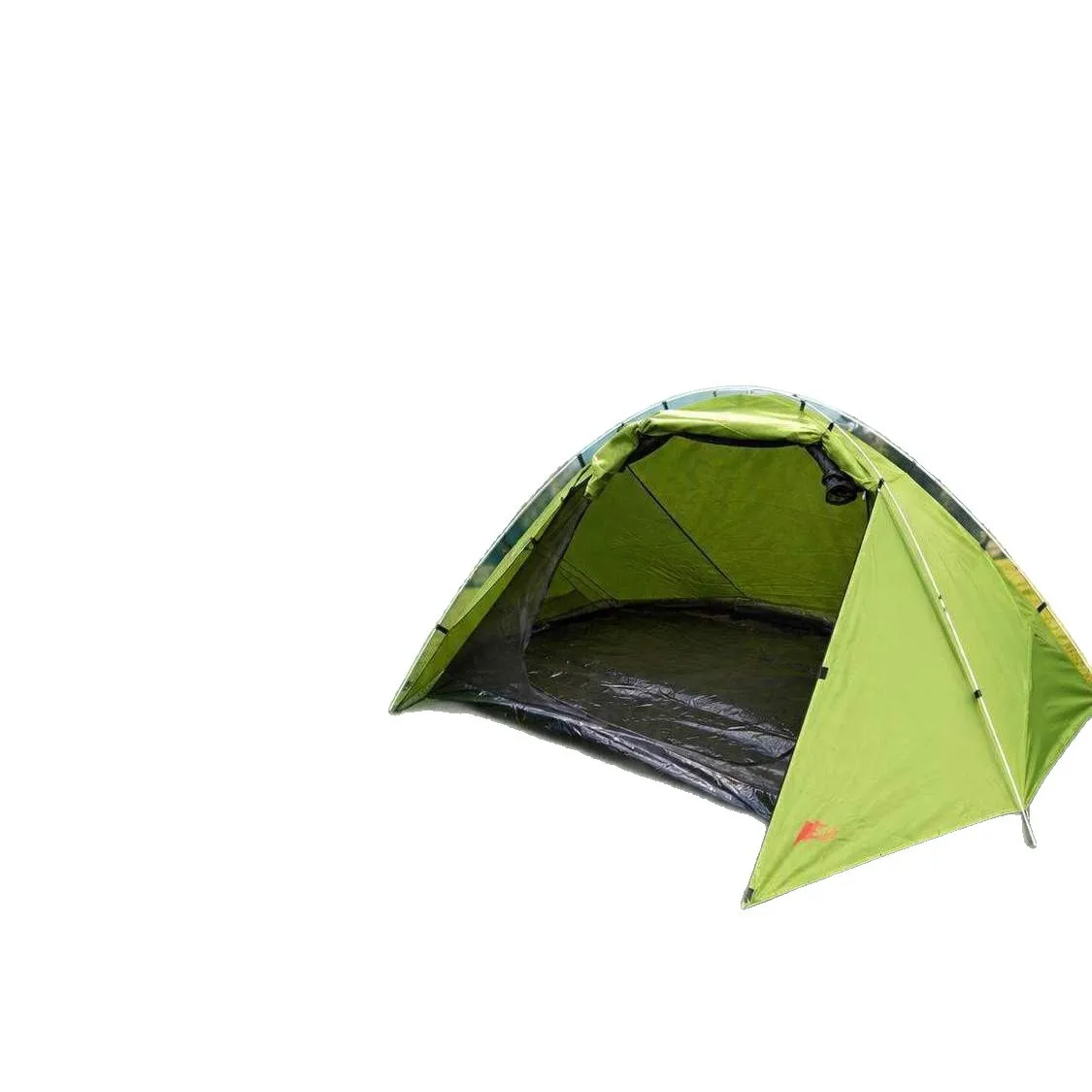 Carpa de camping portátil de gran capacidad para exteriores, resistente al viento y al agua, con poste de aluminio, ajuste rápido y doble capa
